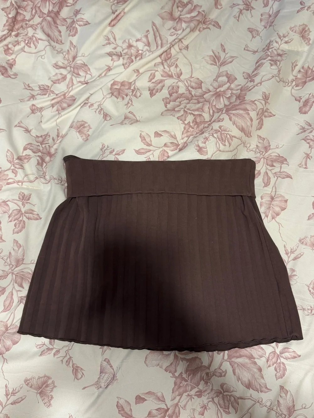 Women's Chocolate Brown Mini Skirt - Sleek Bodycon Style